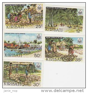 Kiribati-1983 Copra Industry Set  MNH - Kiribati (1979-...)