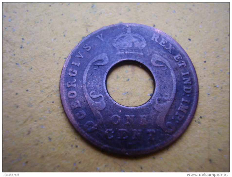 BRITISH EAST AFRICA USED ONE CENT COIN BRONZE Of 1922 ´H´. - Africa Oriental Y Protectorado De Uganda