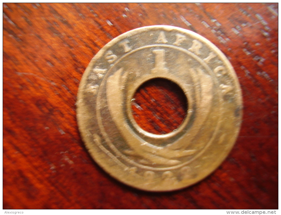 BRITISH EAST AFRICA USED ONE CENT COIN BRONZE Of 1922 ´H´. - Africa Oriental Y Protectorado De Uganda