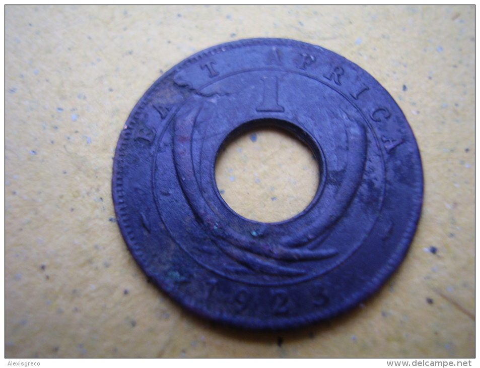 BRITISH EAST AFRICA USED ONE CENT COIN BRONZE Of 1923. - Africa Orientale E Protettorato D'Uganda