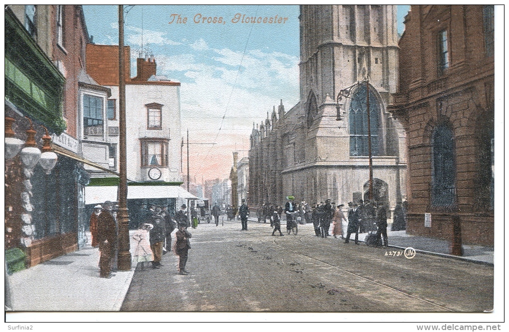 GLOS - GLOUCESTER - THE CROSS 1908 Gl307 - Gloucester