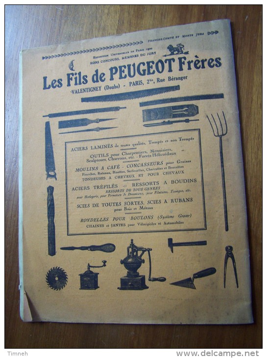 N°64 Juillet 1926 Franche Comté Monts Jura PASSEUR LOUE ABBAYE DE LUXEUIL MAGNIN  publicité époque