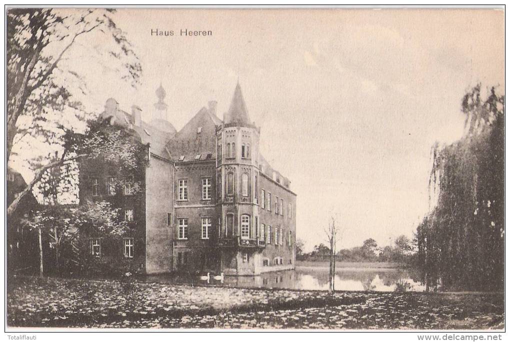 Schloss Heeren Kamen Autograf Adel An Freiin Von Nordeck In Bonn 25.11.1903 Gelaufen - Kamen