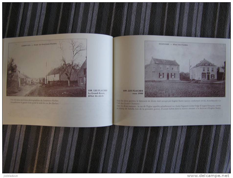 GERPINNES La mémoire vivante d´Alfred Mengeot en images de 1860 à nos jours  Régionalisme  Hymiée Les Flaches Gare