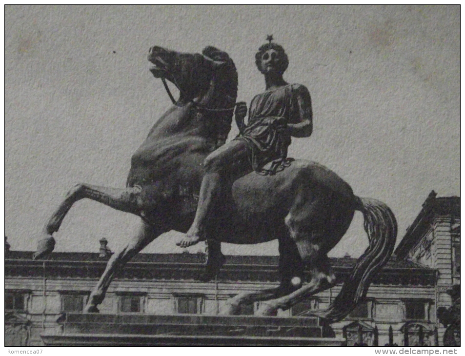 TORINO (Turin, Piemonte, Italie) - Statua Equestre Di Polluce - Animée - Non Voyagée - Autres Monuments, édifices