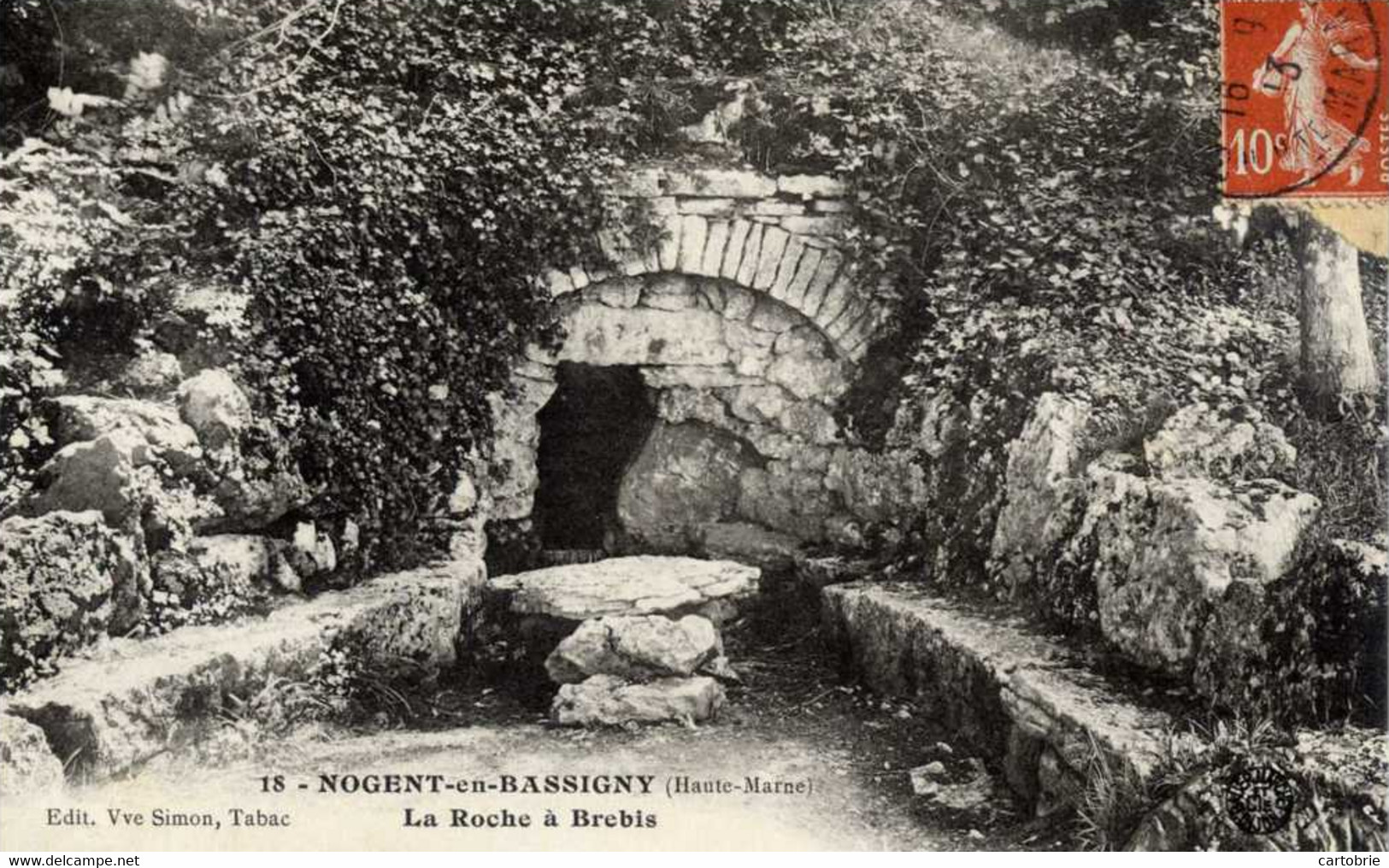 Dépt 52 - NOGENT-EN-BASSIGNY - La Roche à Brebis - 1913 - Nogent-en-Bassigny