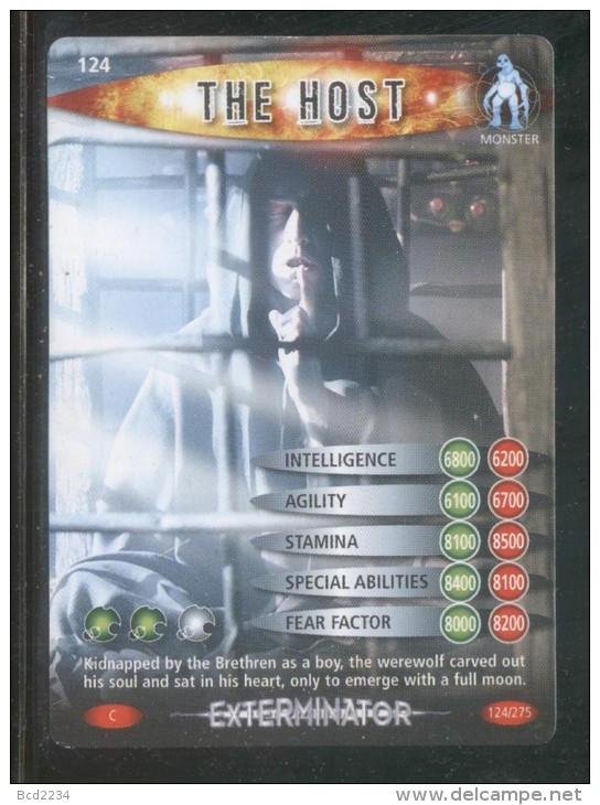 DOCTOR DR WHO BATTLES IN TIME EXTERMINATOR CARD (2006) NO 124 OF 275 THE HOST PRISTINE CONDITION - Other & Unclassified