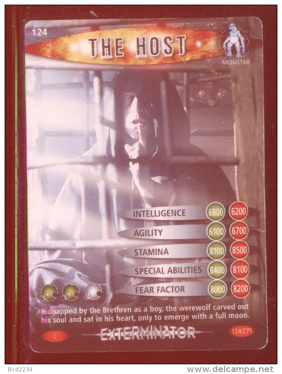 DOCTOR DR WHO BATTLES IN TIME EXTERMINATOR CARD (2006) NO 124 OF 275 THE HOST GOOD CONDITION - Other & Unclassified