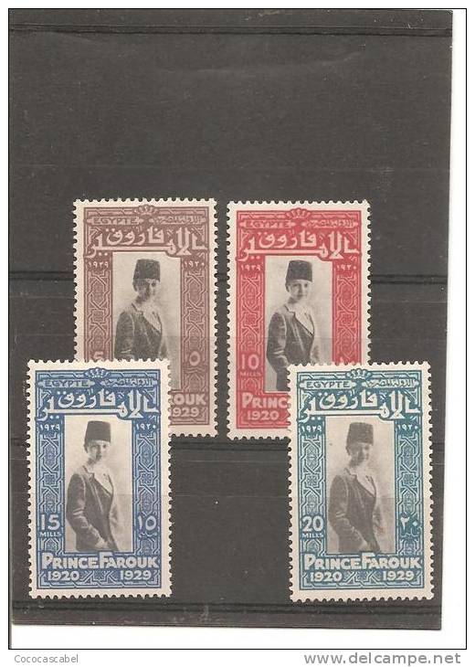 Egipto - Egypt - Yvert 136-39 (A) (MH/*) - Unused Stamps