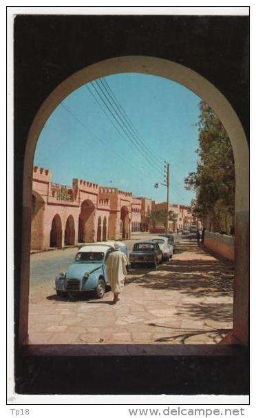 Ghardaia  Algerie Rue Mohamet Khémisti 2 Cv Fourgonette  Anciennes Voitures - Ghardaia