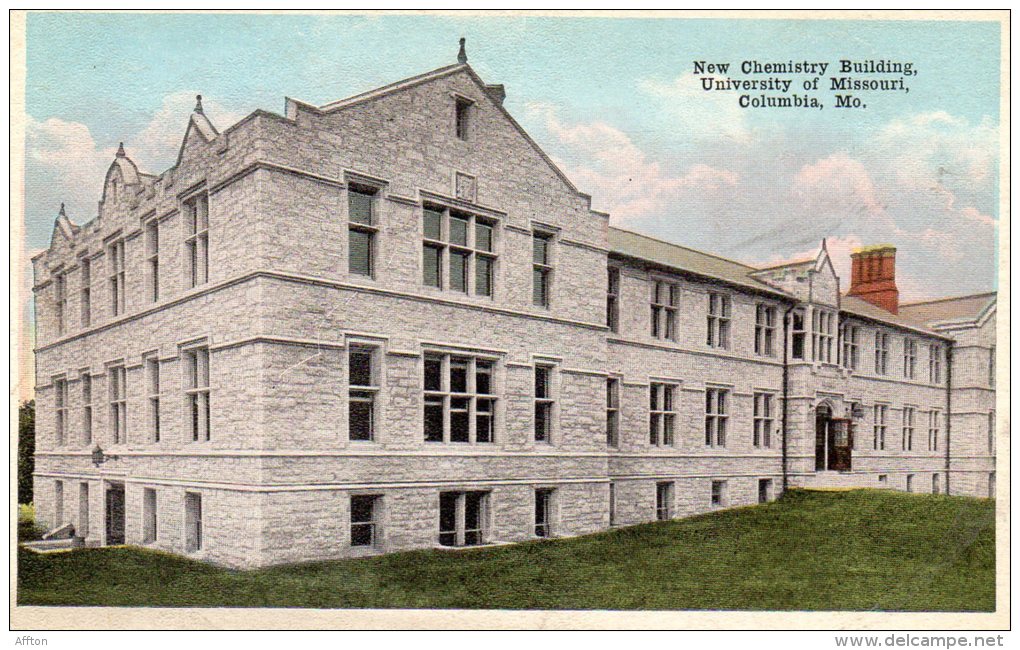 New Chemistry Bdlg University Of Missouri Columbia MO Old Postcard - Columbia