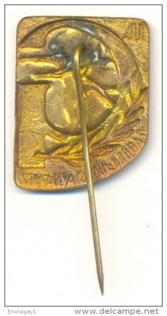 Pin - Sport - Gymnastics - Gymnastics Championship - Zagreb 1957. (without Enamel) - Other & Unclassified