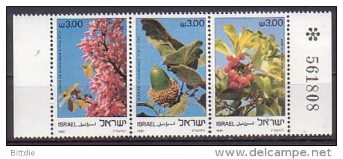 Israel  868/70 ZD , Xx   (U 1647) - Unused Stamps (without Tabs)