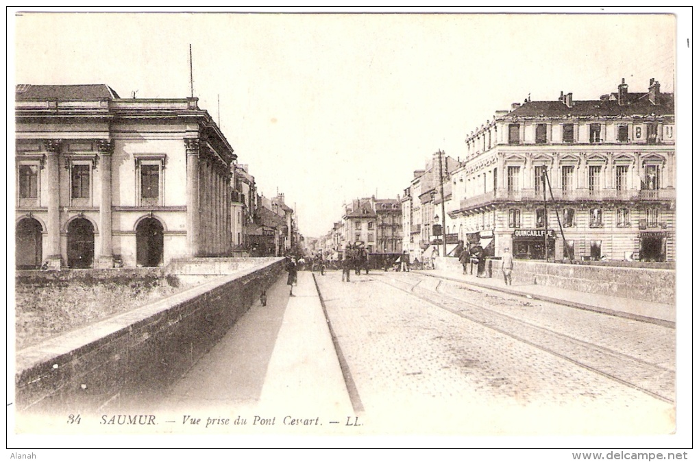 SAUMUR Vue Prise Du Pont Cessart (LL) Maine & Loire (49) - Saumur