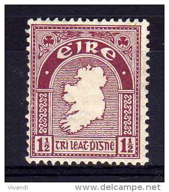 Ireland - 1923 - 1½d Definitive - MH - Unused Stamps