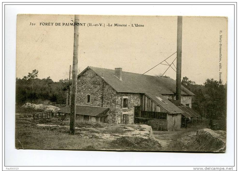 Forêt De Paimpont   Le Minerai  L´usine - Paimpont