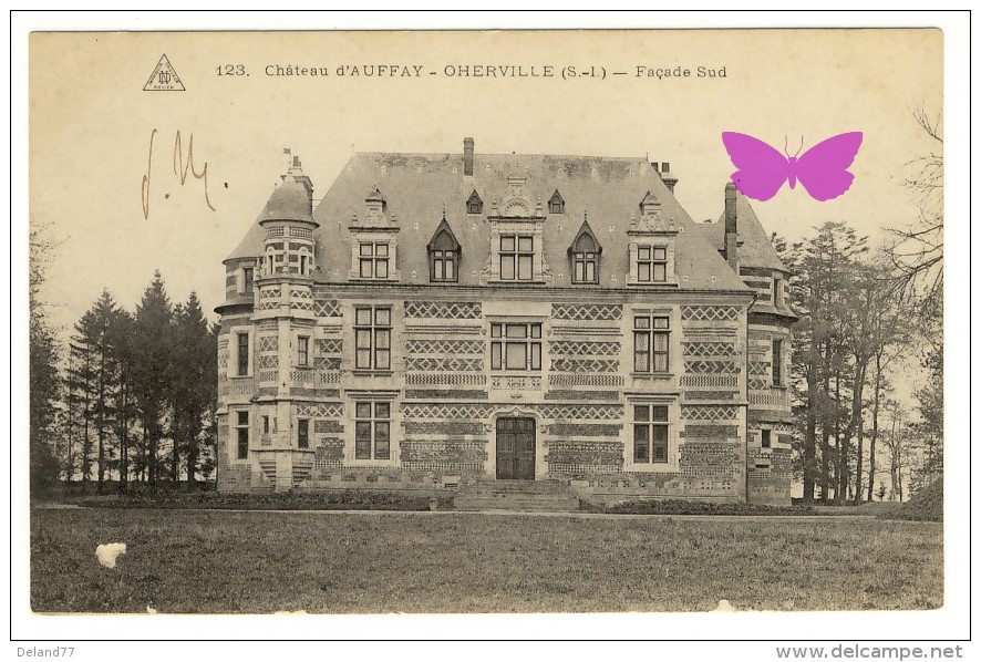 Château D' AUFFAY - OHERVILLE - Façade Sud - Auffay