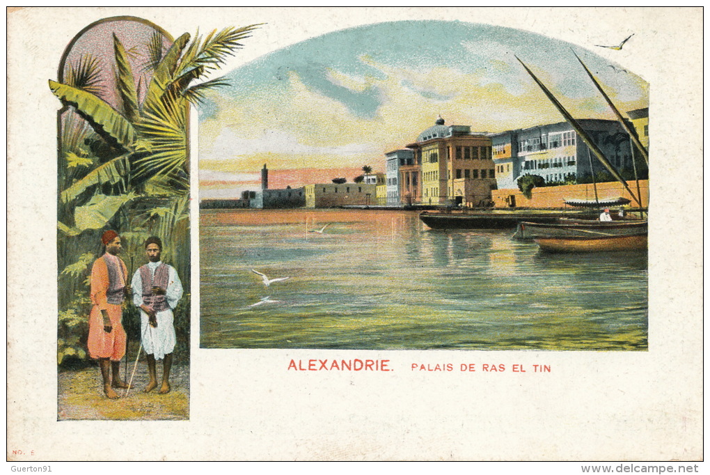 ( CPA EGYPTE )  ALEXANDRIE  /  Palais De Ras El Tin  - - Alexandrië