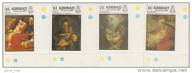 Kiribati-1989 Christmas Set  MNH - Kiribati (1979-...)