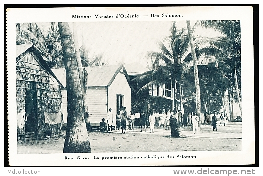 ILES SALOMON DIVERS / Rua Sura, Première Station Catholique Des Salomon / - Salomon