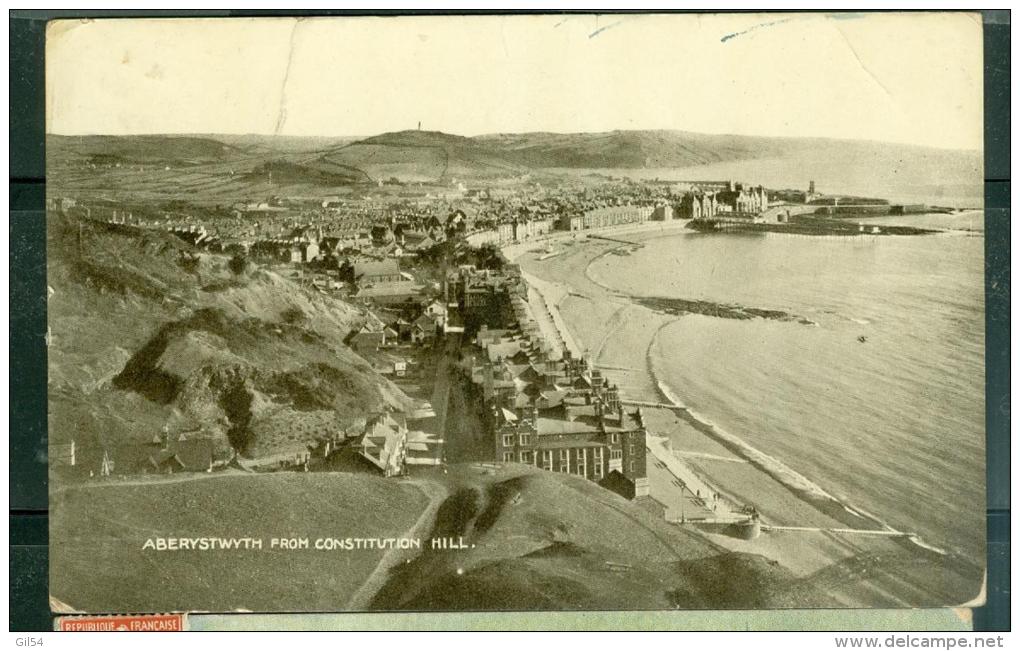 Aberystwyth From Constitution Hill - Bcq70 - Cardiganshire