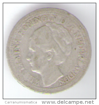 PAESI BASSI 10 CENTS 1938 AG - 10 Cent