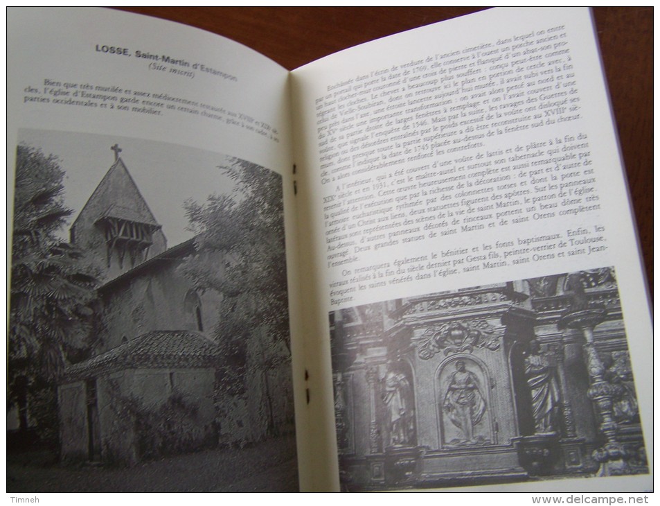 GUIDE POUR LA VISITE DE QUELQUES EGLISES ANCIENNES DU GABARDAN 1984 SUAU CABANOT - Pays Basque