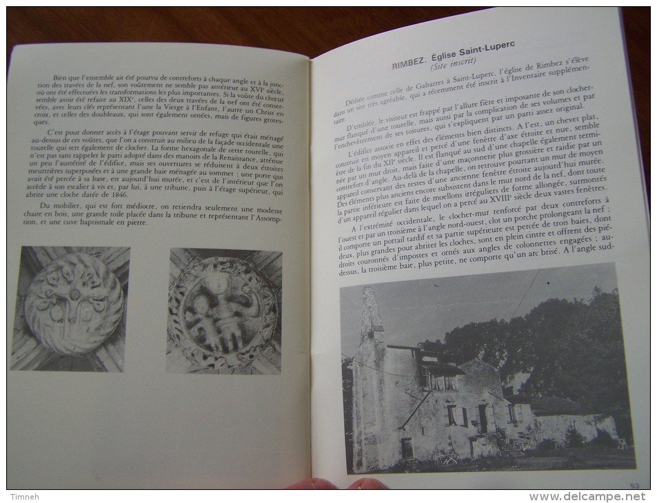 GUIDE POUR LA VISITE DE QUELQUES EGLISES ANCIENNES DU GABARDAN 1984 SUAU CABANOT - Baskenland