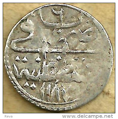 TURKEY 1 PARA INSCRIPTIONS IN ARABIC FRONT &BACK YEAR6 AH1187 -1779 AG SILVER VF KM? READ DESCRIPTION CAREFULLY !!! - Turquie