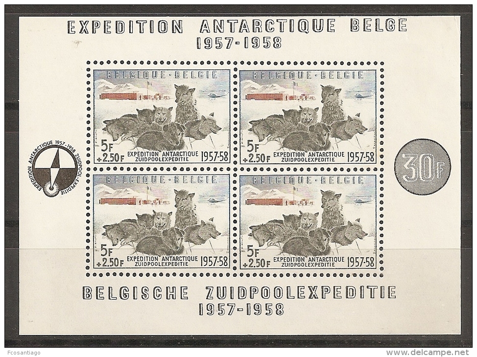 FILATELIA POLAR - BELGICA 1957 - Yvert #H31 - MNH ** - Spedizioni Antartiche