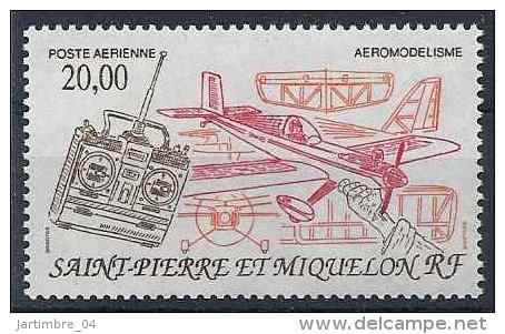 1992 SAINT PIERRE MIQUELON PA 71** Aéromodélisme - Unused Stamps