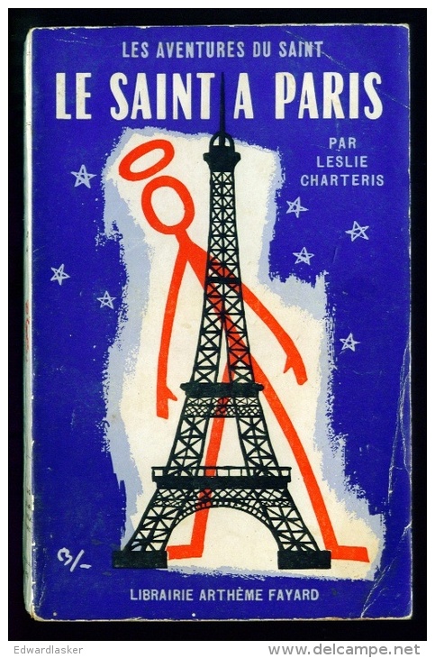 LE SAINT N°61 : Le Saint à Paris //Leslie Charteris - Couv. Ill. Bernad - EO Décembre 1959 - Arthème Fayard - Le Saint