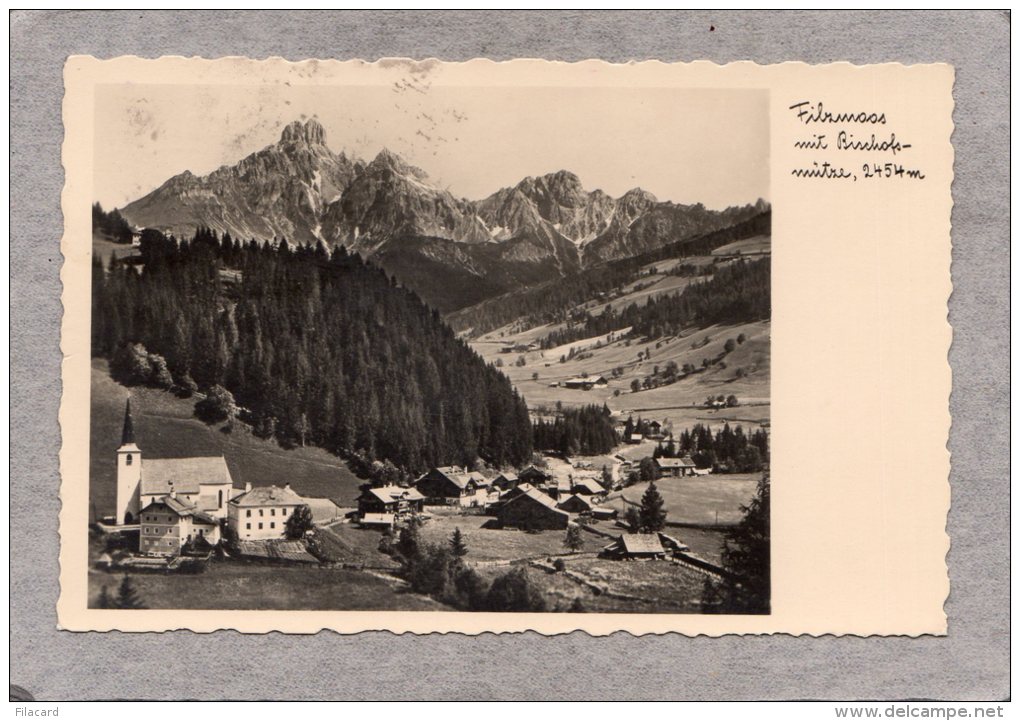 40216     Austria,   Filzmoos  Mit  Bischofsmutze 2454 M.,  VG  1941 - Filzmoos