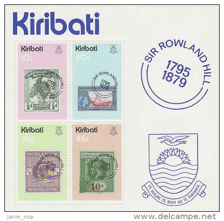 Kiribati-1979 Sir Roland Hill Souvenir Sheet  MNH - Kiribati (1979-...)