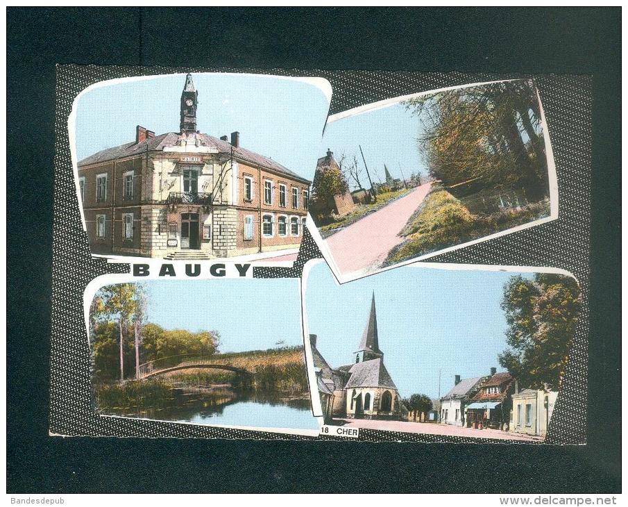 CPSM - Baugy (18) - Multivues ( Mairie ... COMBIER CIM ) - Baugy