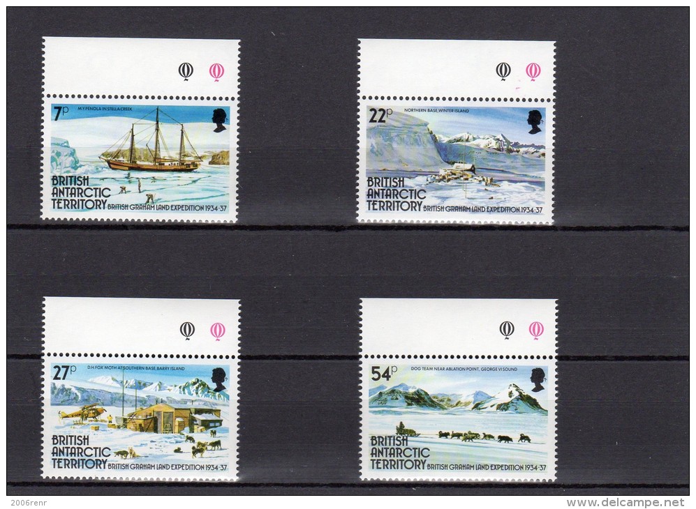 POLAIRE: BRITISH ANTARCTIC TERRITORY. N° 144/147 Bord De Feuille NEUFS** - Andere & Zonder Classificatie