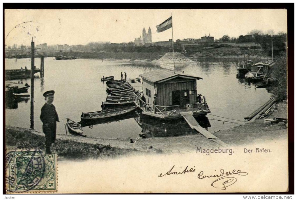 Cpa  Allemagne  Magdeburg  Der Hafen     ARF8 - Magdeburg