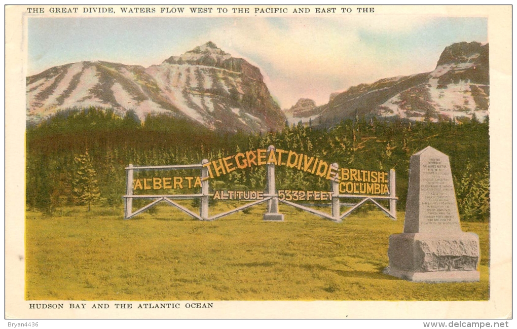 Hudson Bay And The Atlantic Océan - Alberta - CPA En  Très Bel Etat  - (voir 2 Scans) - Autres & Non Classés