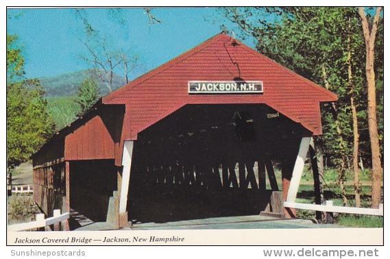 New Hampshire Jackson Covered Bridge - White Mountains