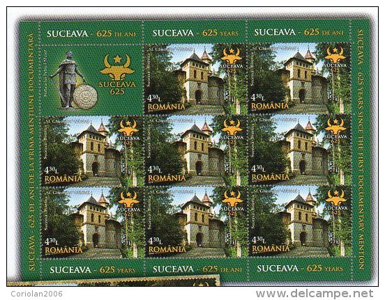 Romania 2013 / 625 Years Suceava / 2 MS - Nuovi
