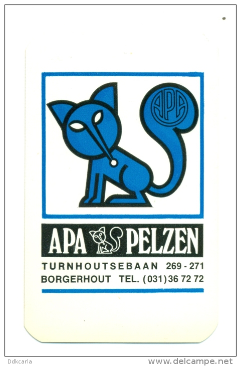 Zakkalender - APA Pelzen - Borgerhout - Petit Format : 1971-80