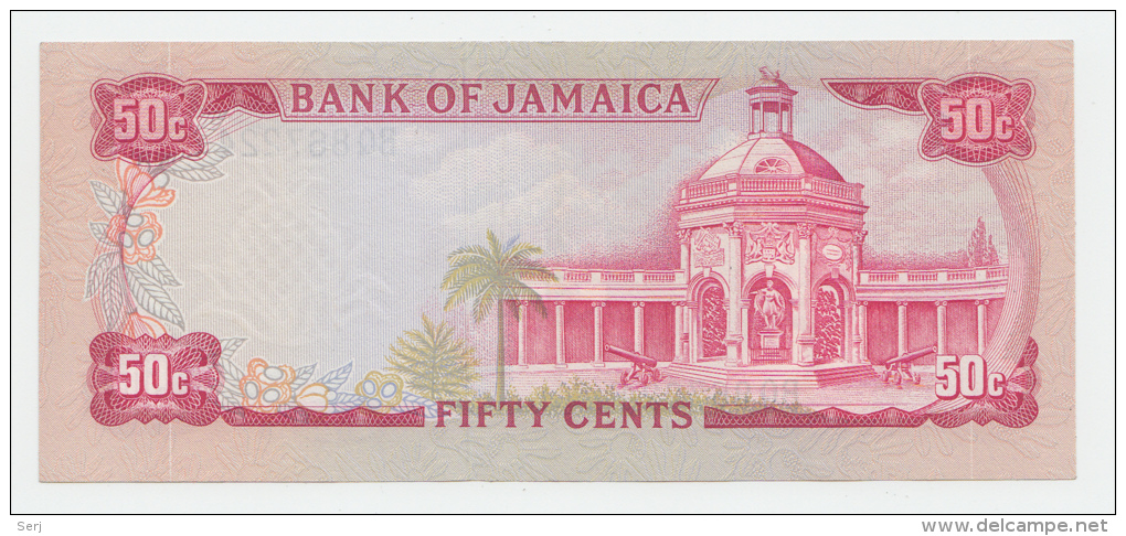 JAMAICA 50 Cents 1960 AUNC P 53 - Jamaica