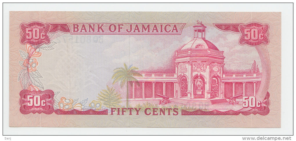 JAMAICA 50 Cents 1960 AUNC P 53 - Jamaica