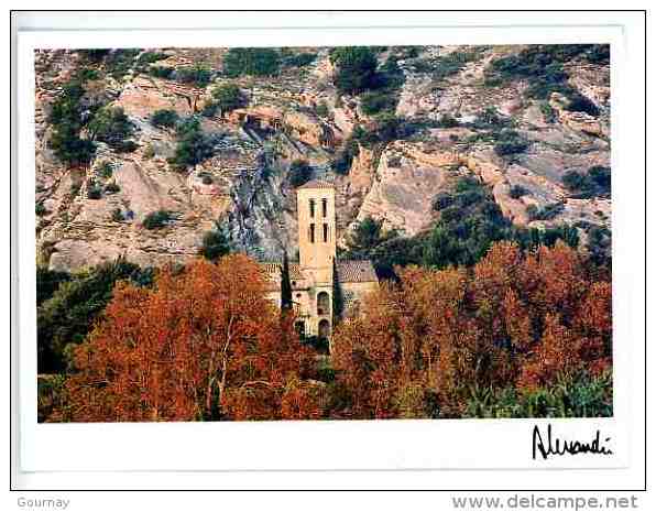 Beaumes De Venise : Notre Dame D'Aubune En Automne Photo Alessandri N°362 - Timbre Assemblée Générale - Beaumes De Venise