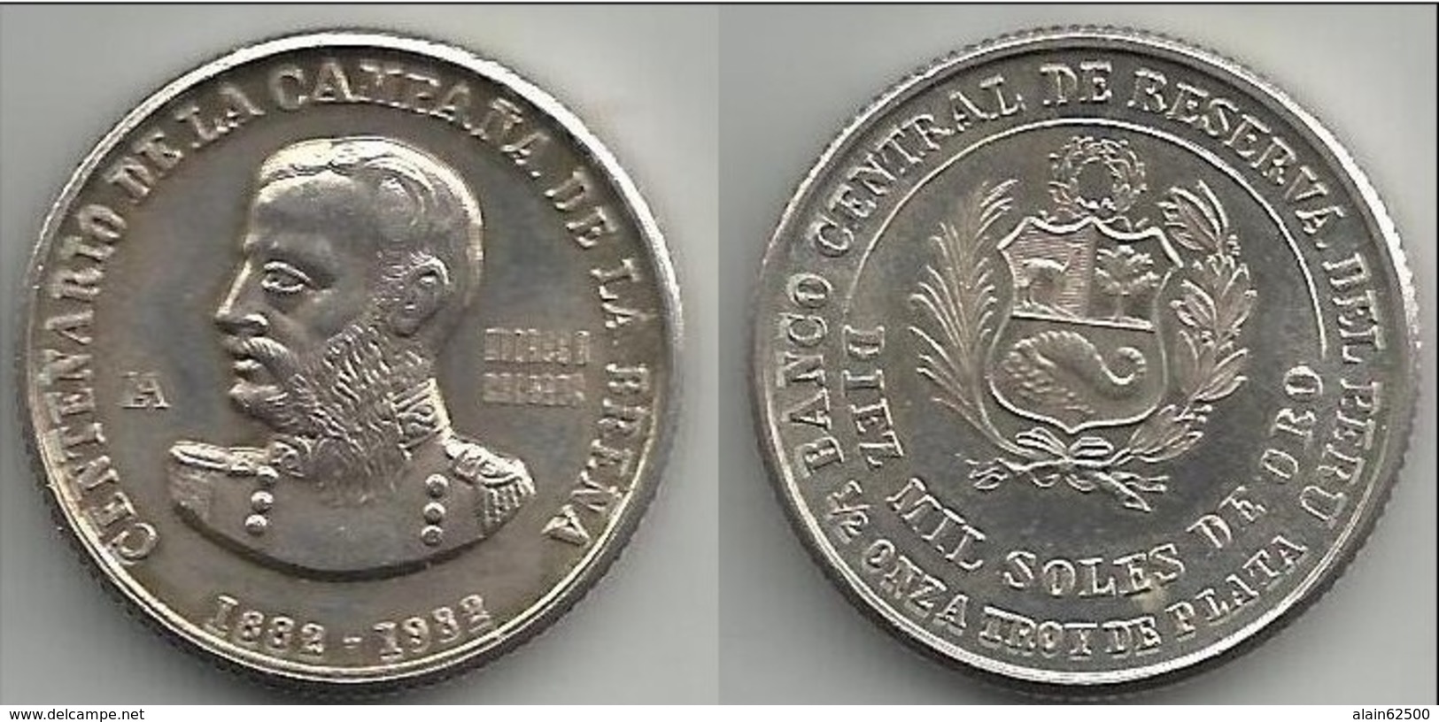 PEROU . 10.000 SOLES . 1982 . - Peru