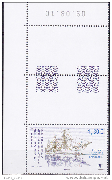 Taaf 2011 Postfris MNH Sailboat - Nuovi