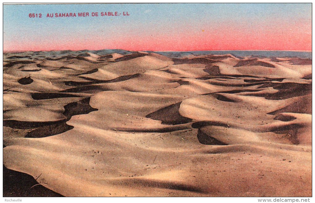 AU SAHARA MER DE SABLE - Cpa - Westelijke Sahara