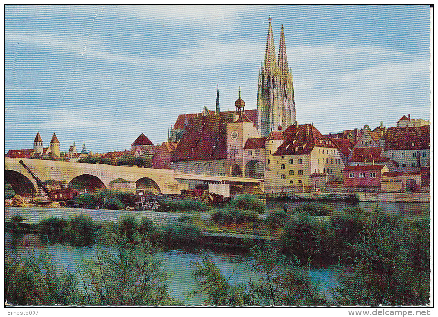 PK-CP Deutschland, Regensburg Blick Auf Den Dom, Gebraucht, Siehe Bilder! *) - Regensburg