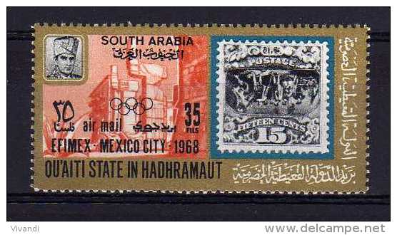 Federation Of South Arabia - 1968 - "Efimex" Stamp Exhibition - MNH - Aden (1854-1963)