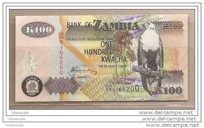 Zambia - Banconota Circolata Da 100 Kwacha  - 2006 - Zambia